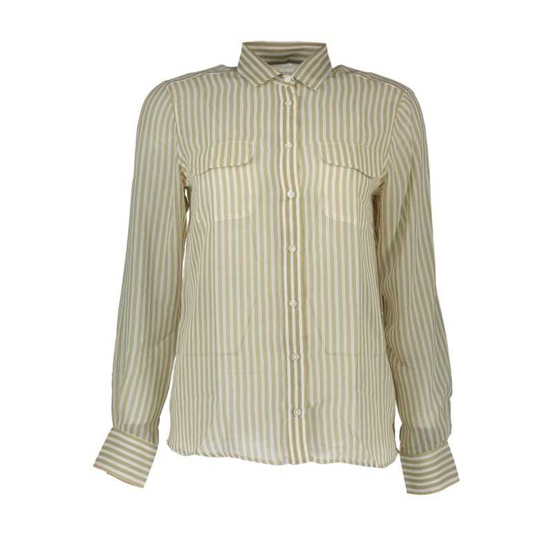 GANT WOMEN'S LONG SLEEVE BEIGE SHIRT