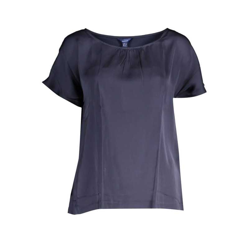 GANT T-SHIRT MANICHE CORTE DONNA BLU