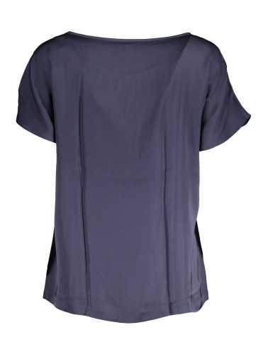 GANT T-SHIRT MANICHE CORTE DONNA BLU