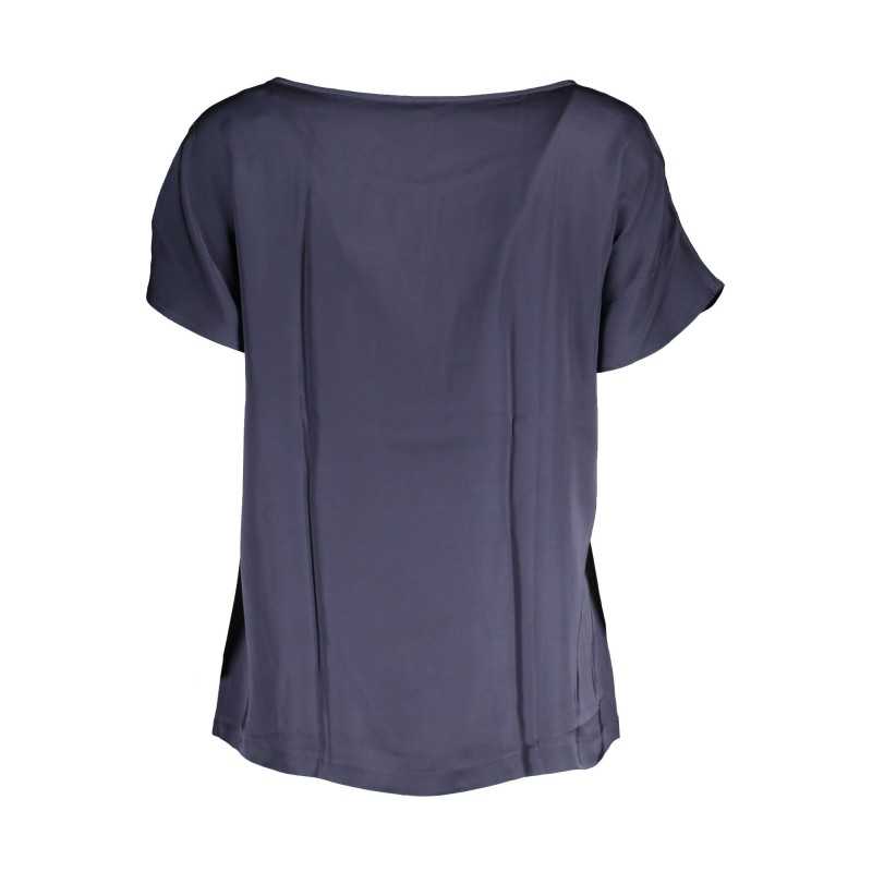 GANT T-SHIRT MANICHE CORTE DONNA BLU