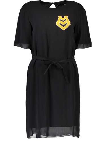 LOVE MOSCHINO SHORT DRESS WOMAN BLACK