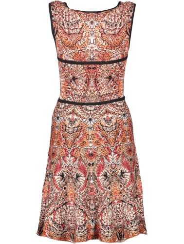 JUST CAVALLI SHORT DRESS WOMAN ORANGE