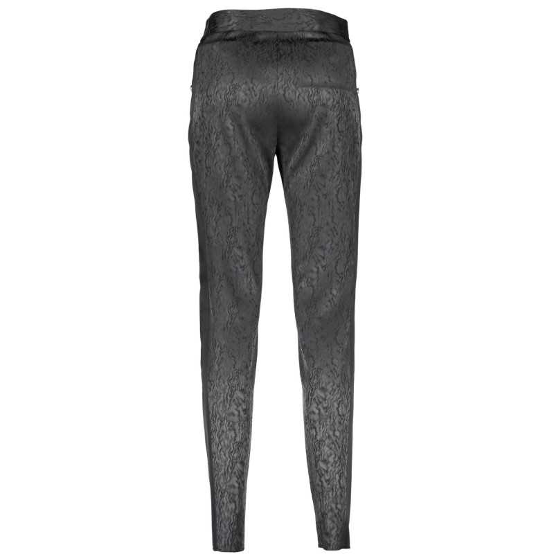 JUST CAVALLI WOMEN'S BLACK TROUSERS