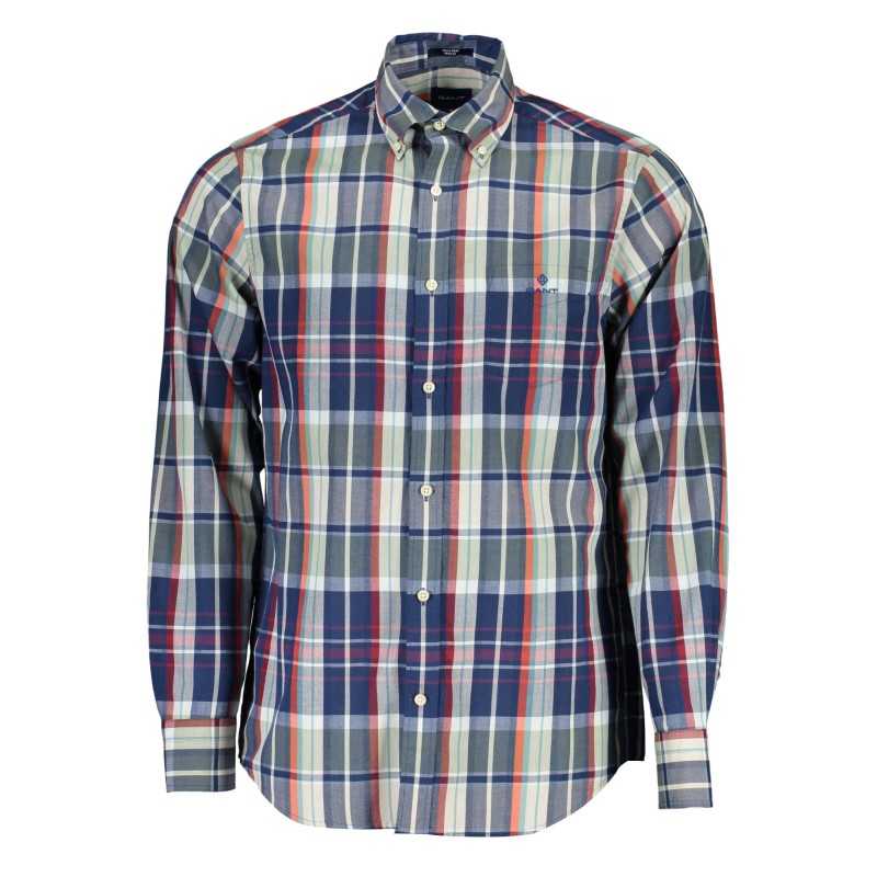 GANT MEN'S GREEN LONG SLEEVE SHIRT