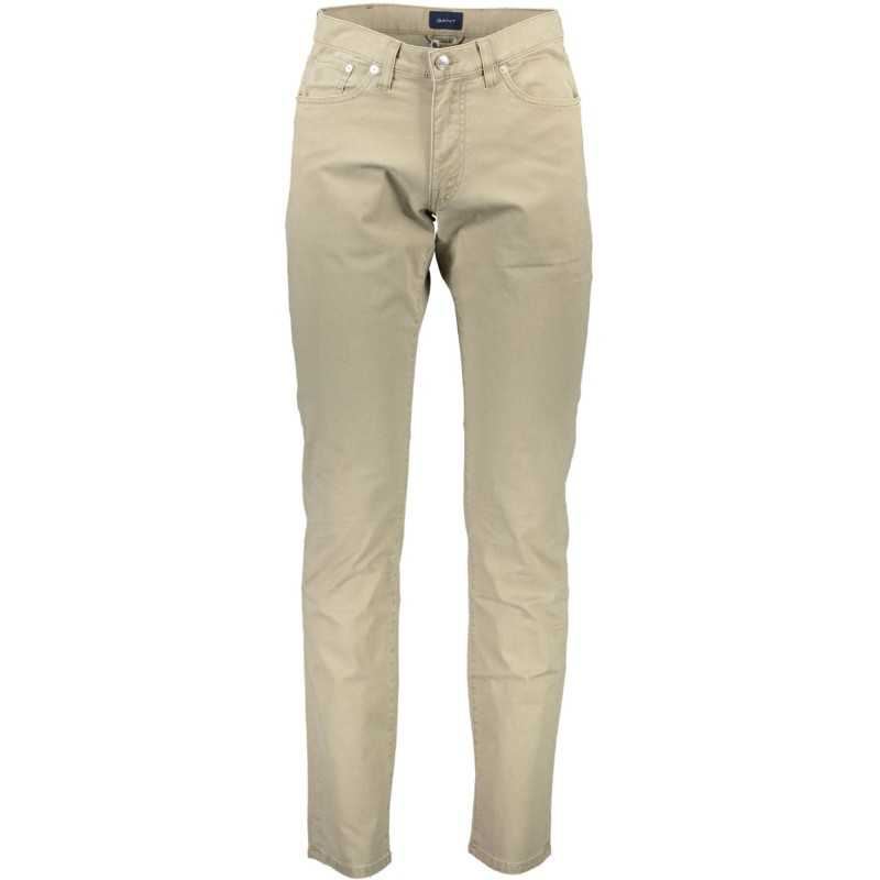 GANT MEN'S BEIGE TROUSERS