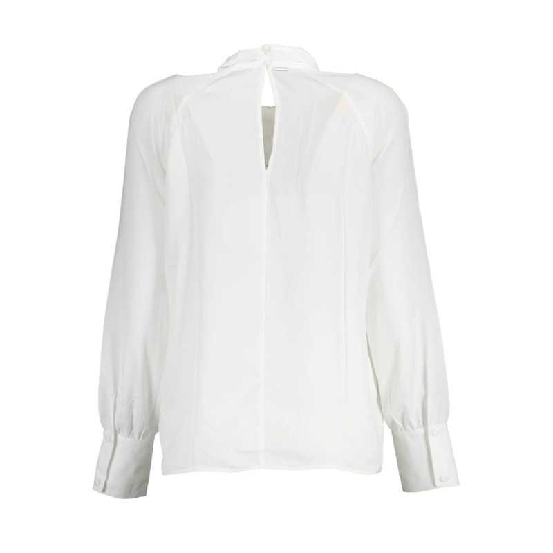 GUESS JEANS LONG SLEEVE SHIRT WOMAN WHITE