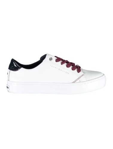 TOMMY HILFIGER WHITE WOMEN'S SPORTS SHOES