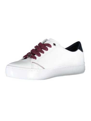 TOMMY HILFIGER WHITE WOMEN'S SPORTS SHOES