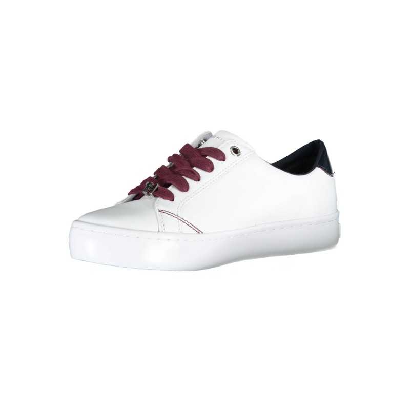 TOMMY HILFIGER WHITE WOMEN'S SPORTS SHOES