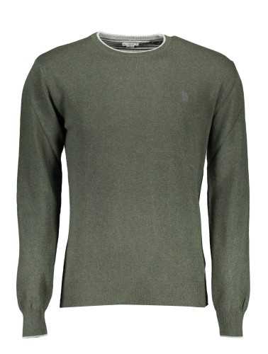 US POLO GREEN MEN'S SWEATER