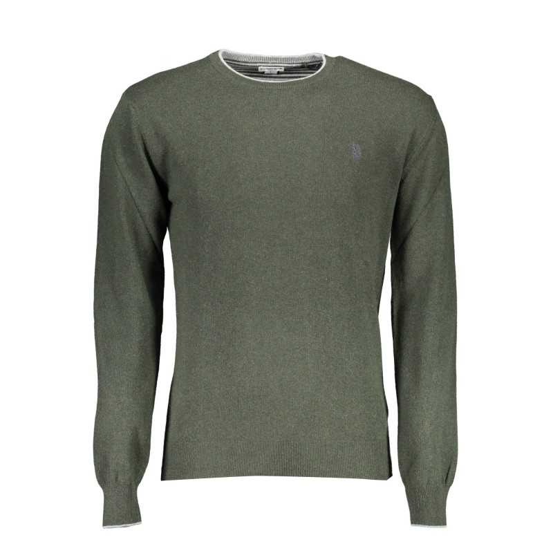 US POLO GREEN MEN'S SWEATER