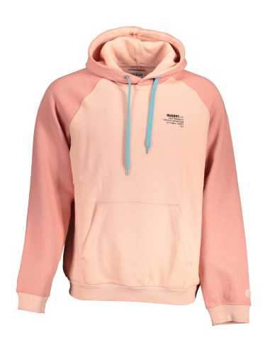 GUESS JEANS FELPA SENZA ZIP UOMO ROSA