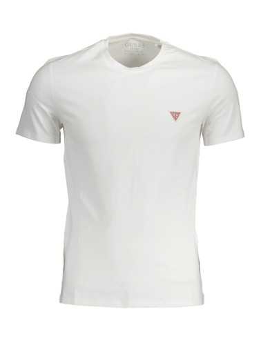 GUESS JEANS T-SHIRT MANICHE CORTE UOMO BIANCO