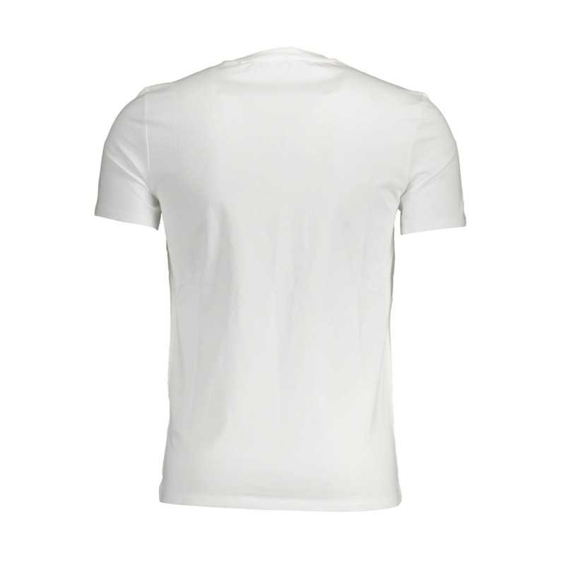 GUESS JEANS T-SHIRT MANICHE CORTE UOMO BIANCO