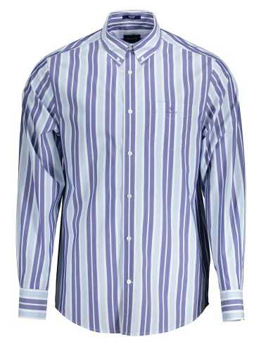 GANT CAMICIA MANICHE LUNGHE UOMO AZZURRO