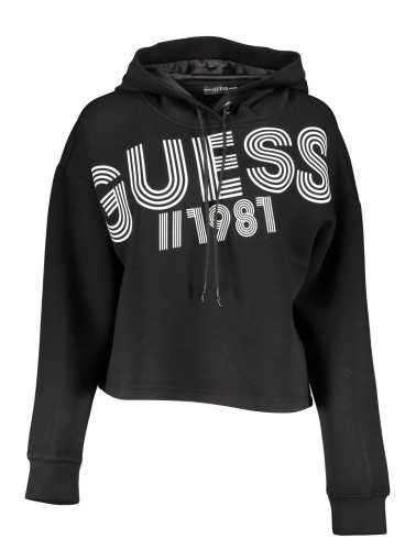 GUESS JEANS SWEATSHIRT WITHOUT ZIP WOMAN BLACK