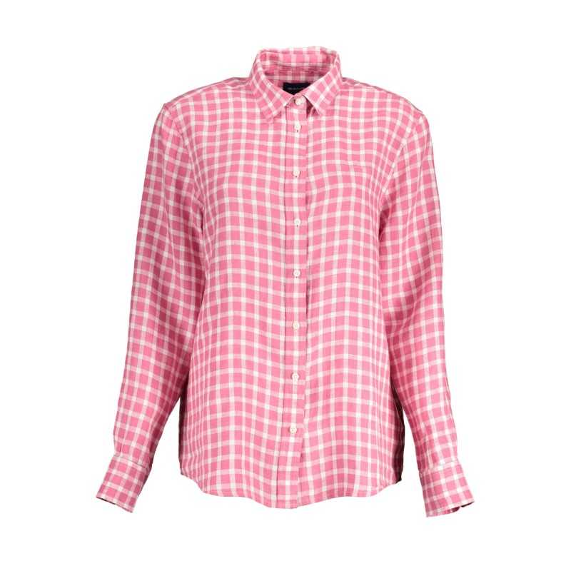 GANT WOMEN'S LONG SLEEVE SHIRT PINK