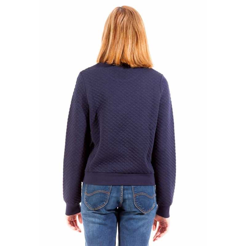 GANT SWEATSHIRT WITHOUT ZIP WOMAN BLUE