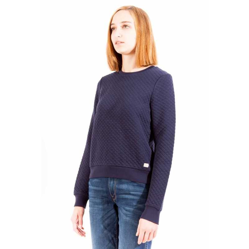 GANT SWEATSHIRT WITHOUT ZIP WOMAN BLUE