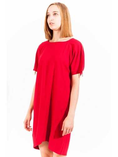 LOVE MOSCHINO RED WOMAN SHORT DRESS