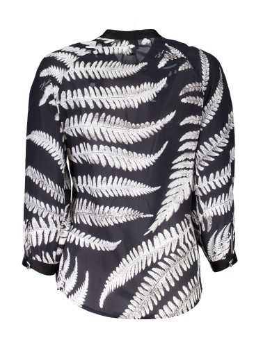 JUST CAVALLI WOMEN'S LONG SLEEVE SHIRT BLACK