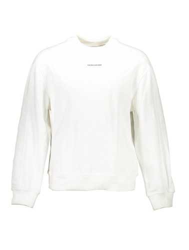 CALVIN KLEIN SWEATSHIRT WITHOUT ZIP MAN WHITE