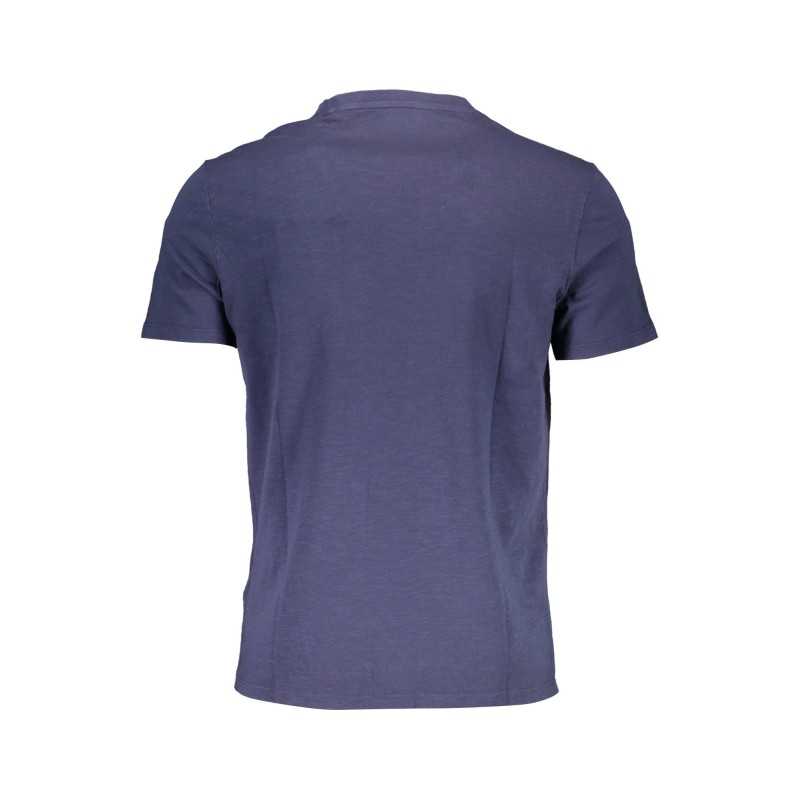 GUESS JEANS T-SHIRT MANICHE CORTE UOMO BLU