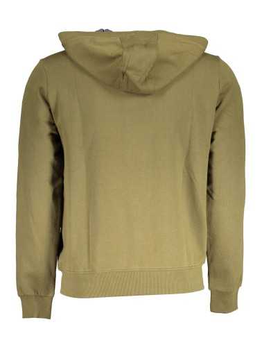 US POLO GREEN MEN'S SWEATSHIRT WITH ZIP