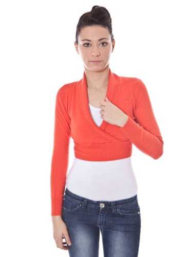 DATCH SHRUG LONG SLEEVE WOMAN RED