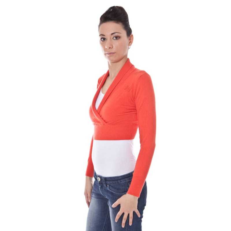 DATCH SHRUG LONG SLEEVE WOMAN RED