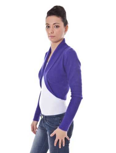 DATCH SHRUG LONG SLEEVES PURPLE WOMAN