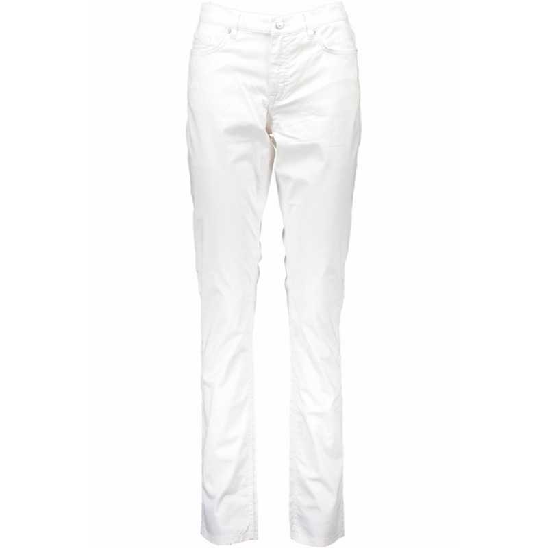 GANT WOMEN'S WHITE TROUSERS