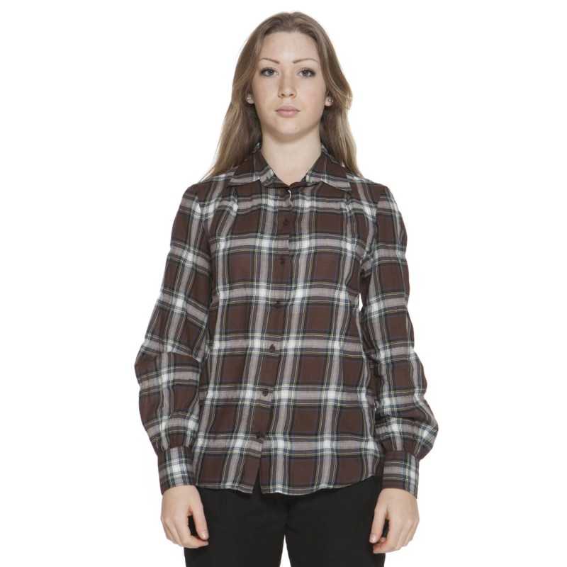 GANT WOMEN'S LONG SLEEVE SHIRT BROWN