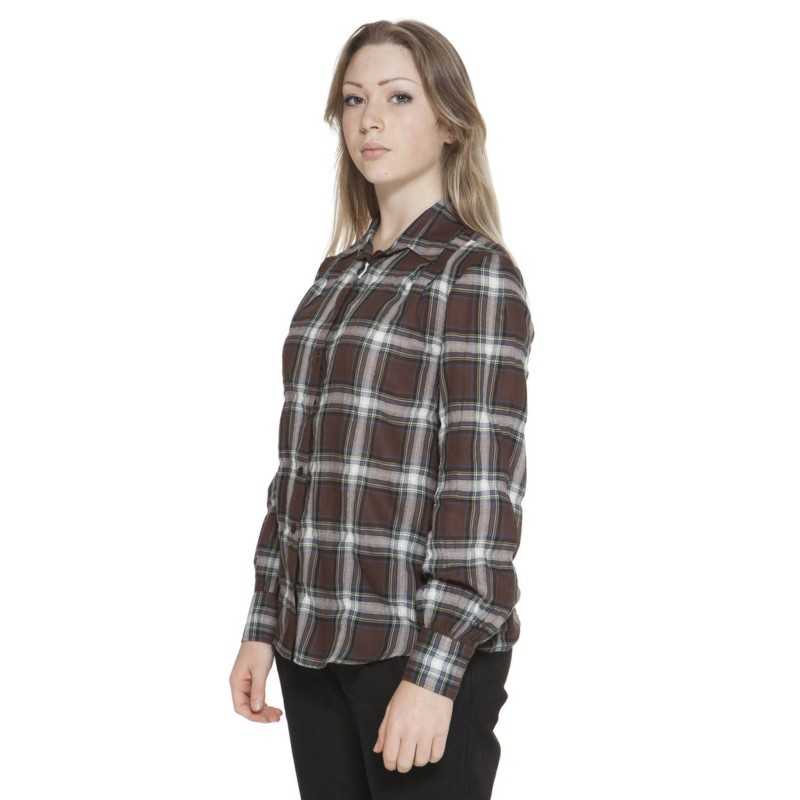 GANT WOMEN'S LONG SLEEVE SHIRT BROWN