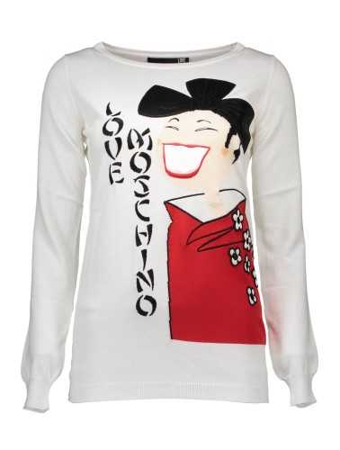 LOVE MOSCHINO MAGLIA DONNA BIANCO