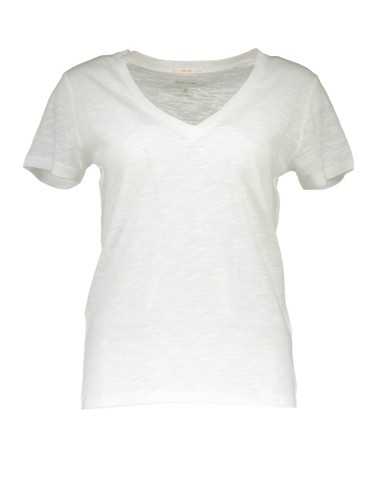 GANT T-SHIRT MANICHE CORTE DONNA BIANCO