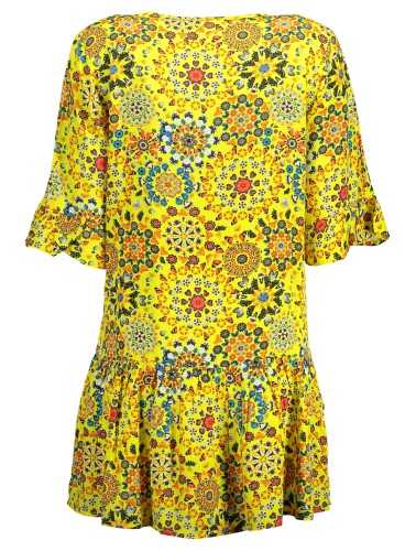 DESIGUAL SHORT DRESS YELLOW WOMAN