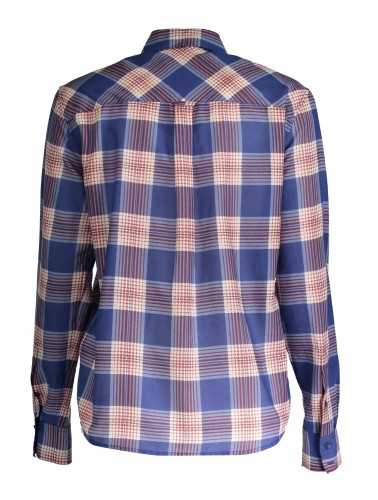 GANT CAMICIA MANICHE LUNGHE DONNA BLU