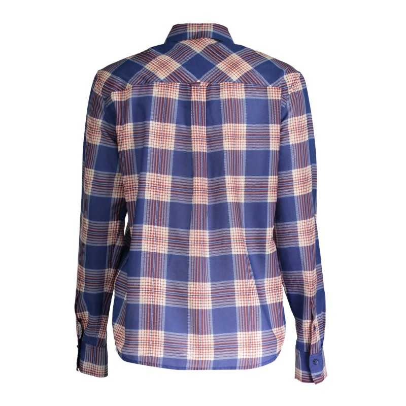 GANT CAMICIA MANICHE LUNGHE DONNA BLU