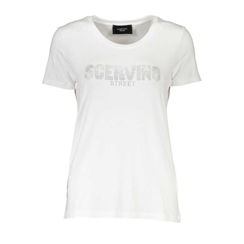 SCERVINO STREET T-SHIRT MANICHE CORTE DONNA BIANCO