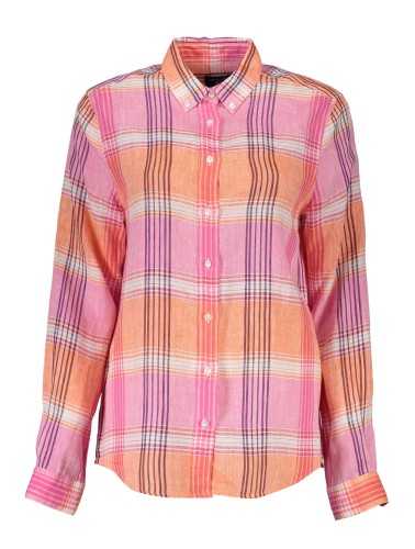 GANT CAMICIA MANICHE LUNGHE DONNA ROSA