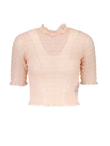 GUESS JEANS T-SHIRT MANICHE 3/4 DONNA ROSA