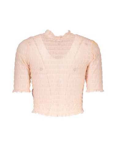 GUESS JEANS T-SHIRT MANICHE 3/4 DONNA ROSA