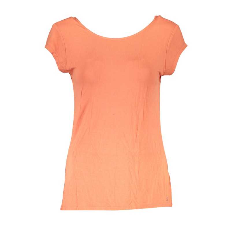 GUESS JEANS T-SHIRT MANICHE CORTE DONNA ARANCIO