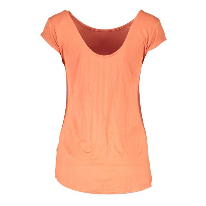 GUESS JEANS WOMEN'S SHORT SLEEVE T-SHIRT ORANGE