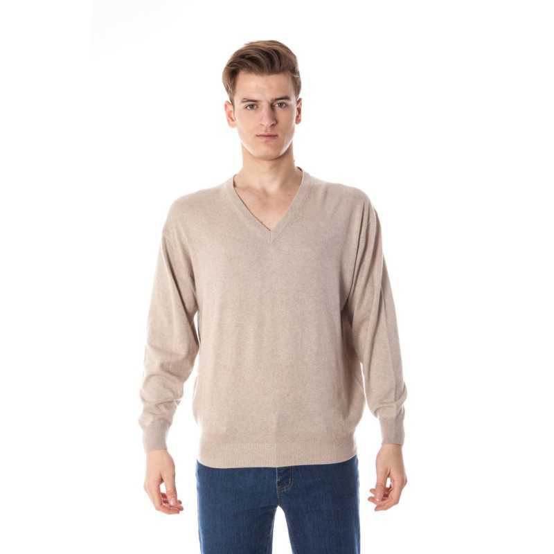 YUKO BEIGE MEN'S SWEATER