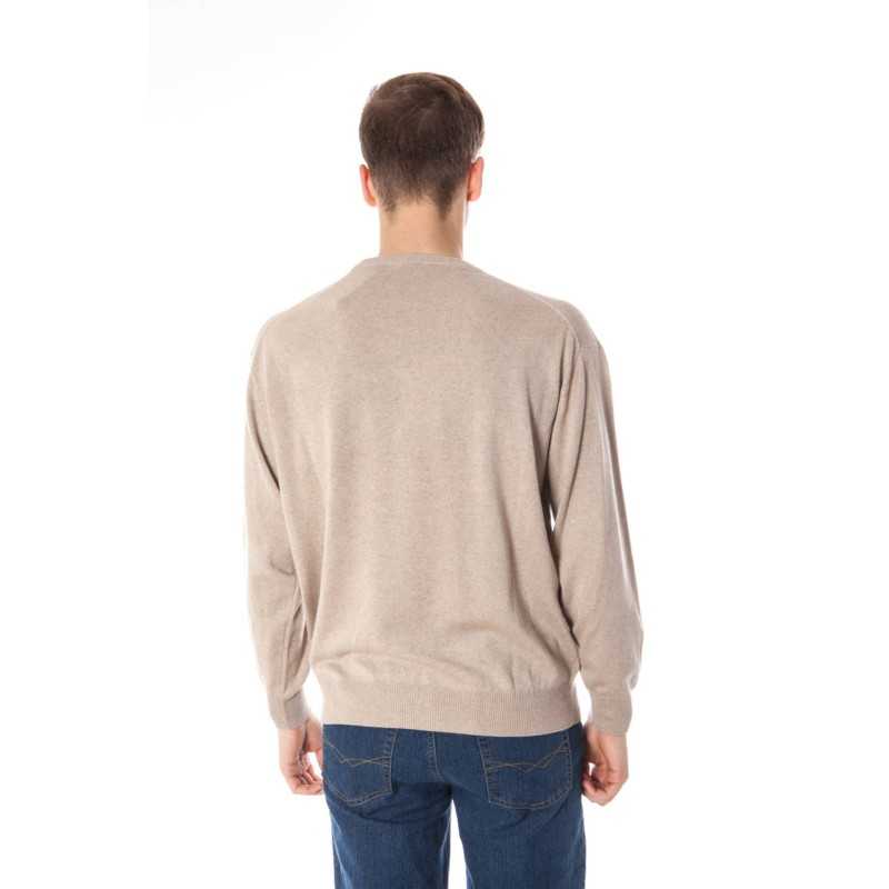 YUKO BEIGE MEN'S SWEATER