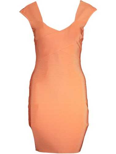 GUESS MARCIANO SHORT DRESS WOMAN ORANGE