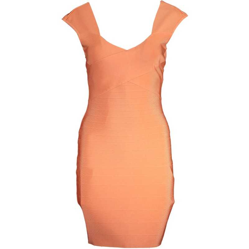 GUESS MARCIANO SHORT DRESS WOMAN ORANGE