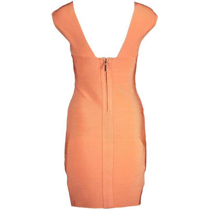 GUESS MARCIANO SHORT DRESS WOMAN ORANGE